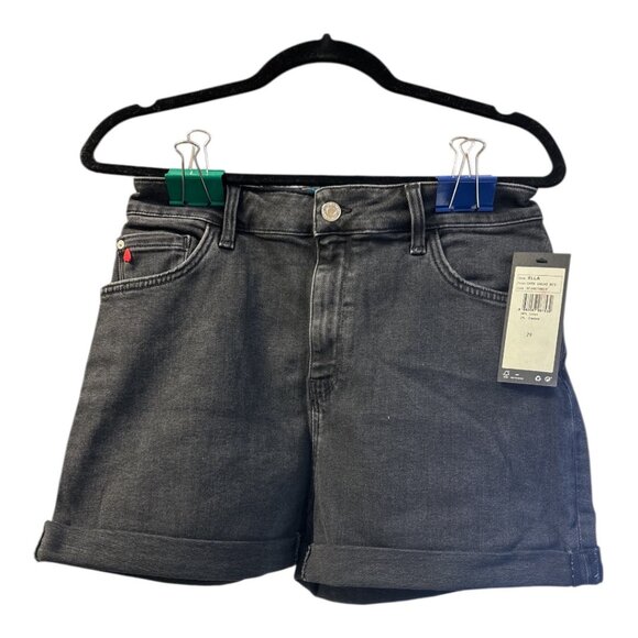 Mavi - Ella Dark Smoke 80's Denim Short - Size 29 - Picture 1 of 3